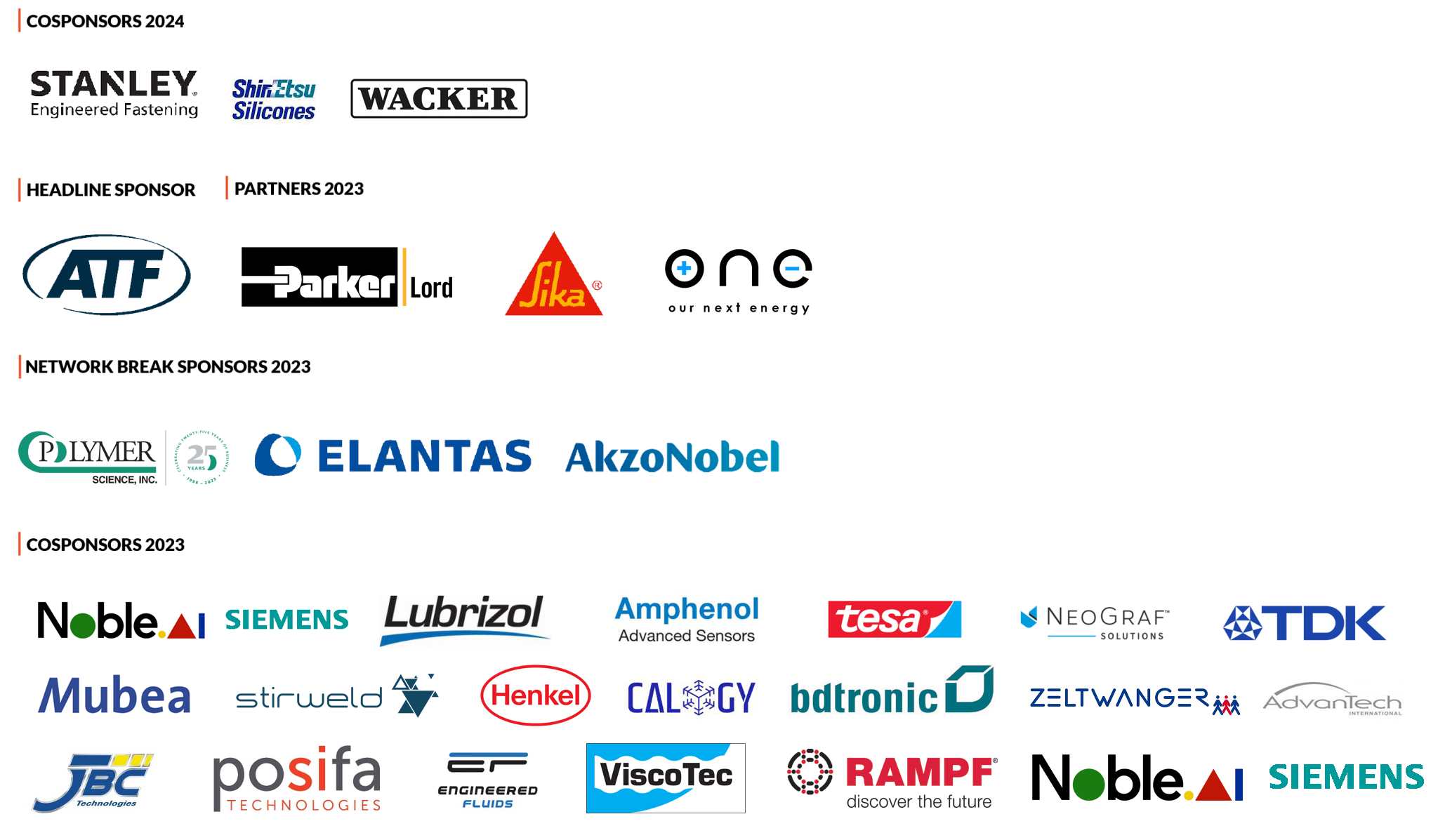 Sponsors Sponsors