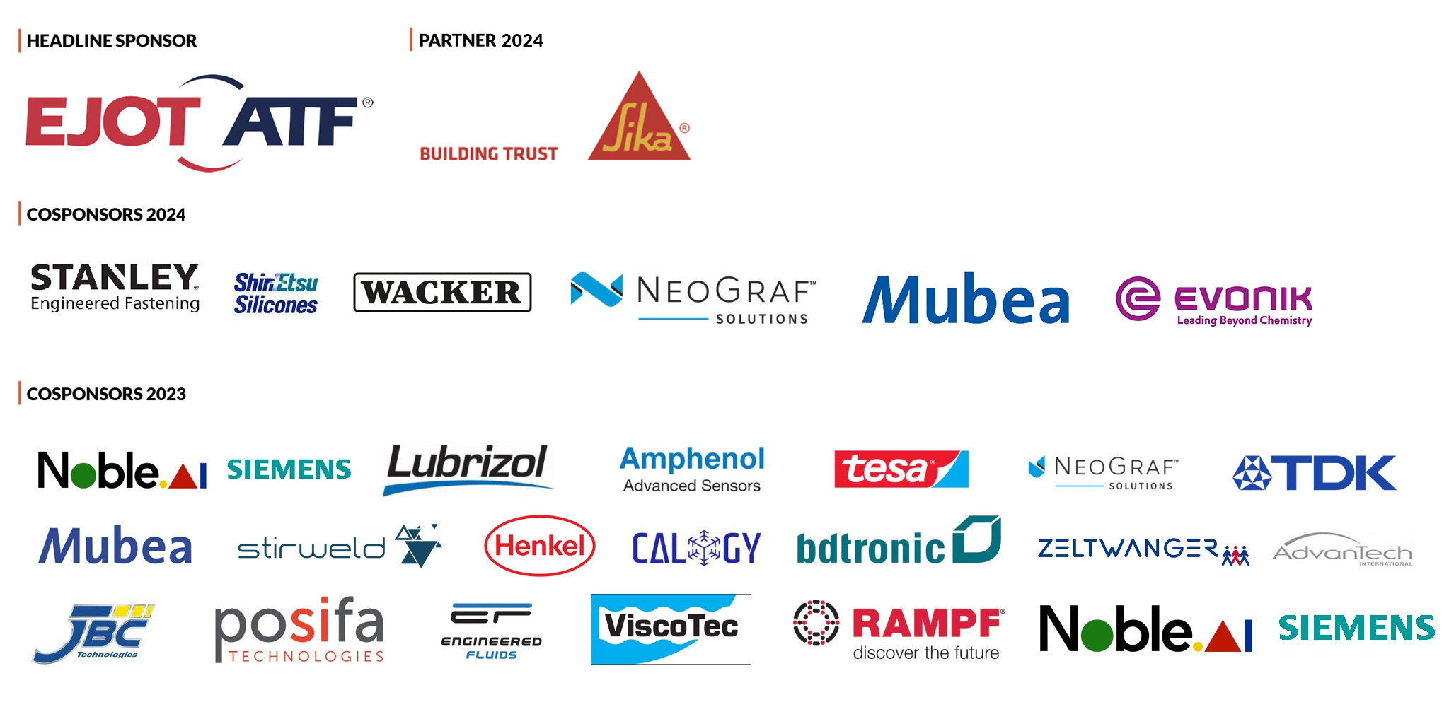 Sponsors Sponsors