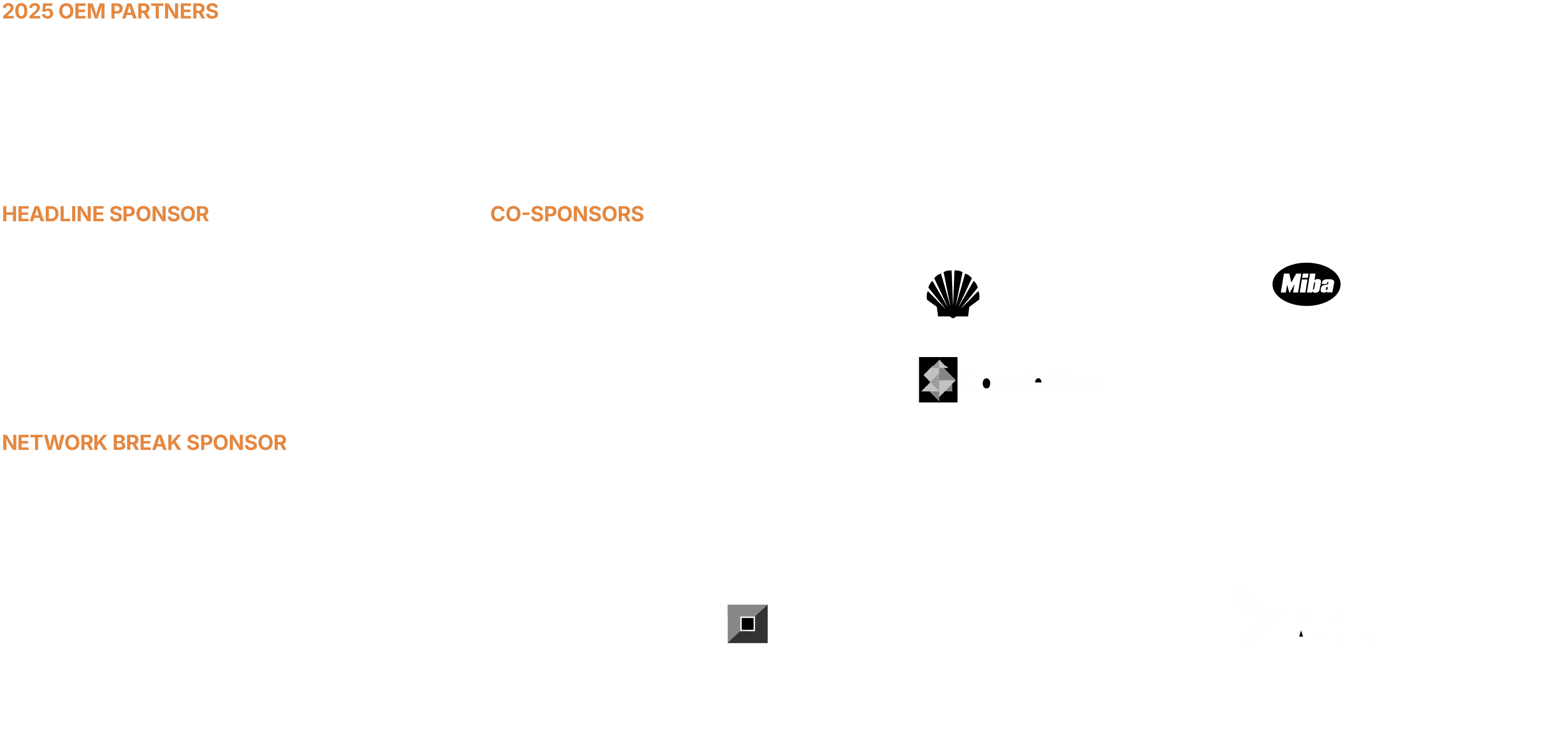 Sponsors 2025 Sponsors 2025