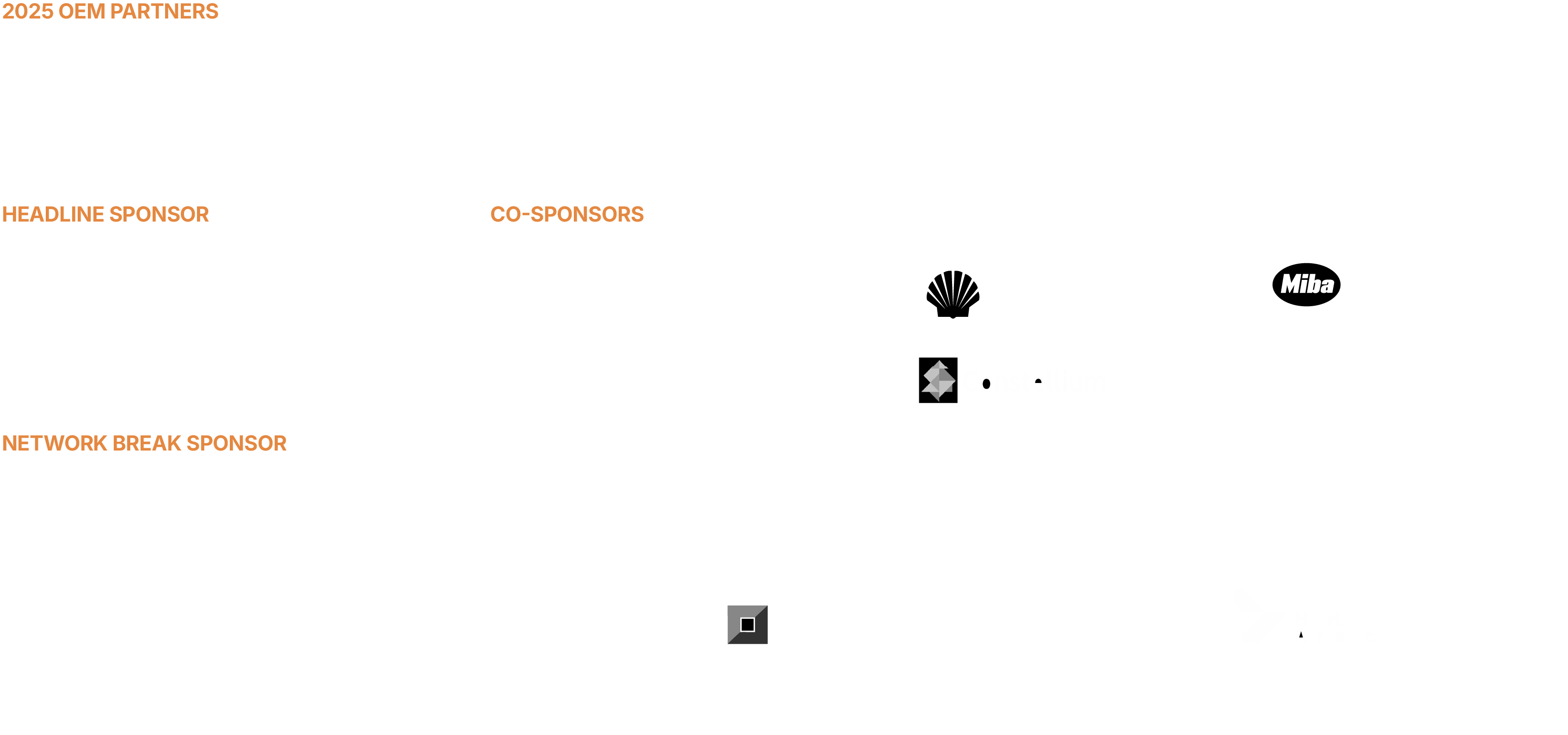 Sponsors 2025 Sponsors 2025