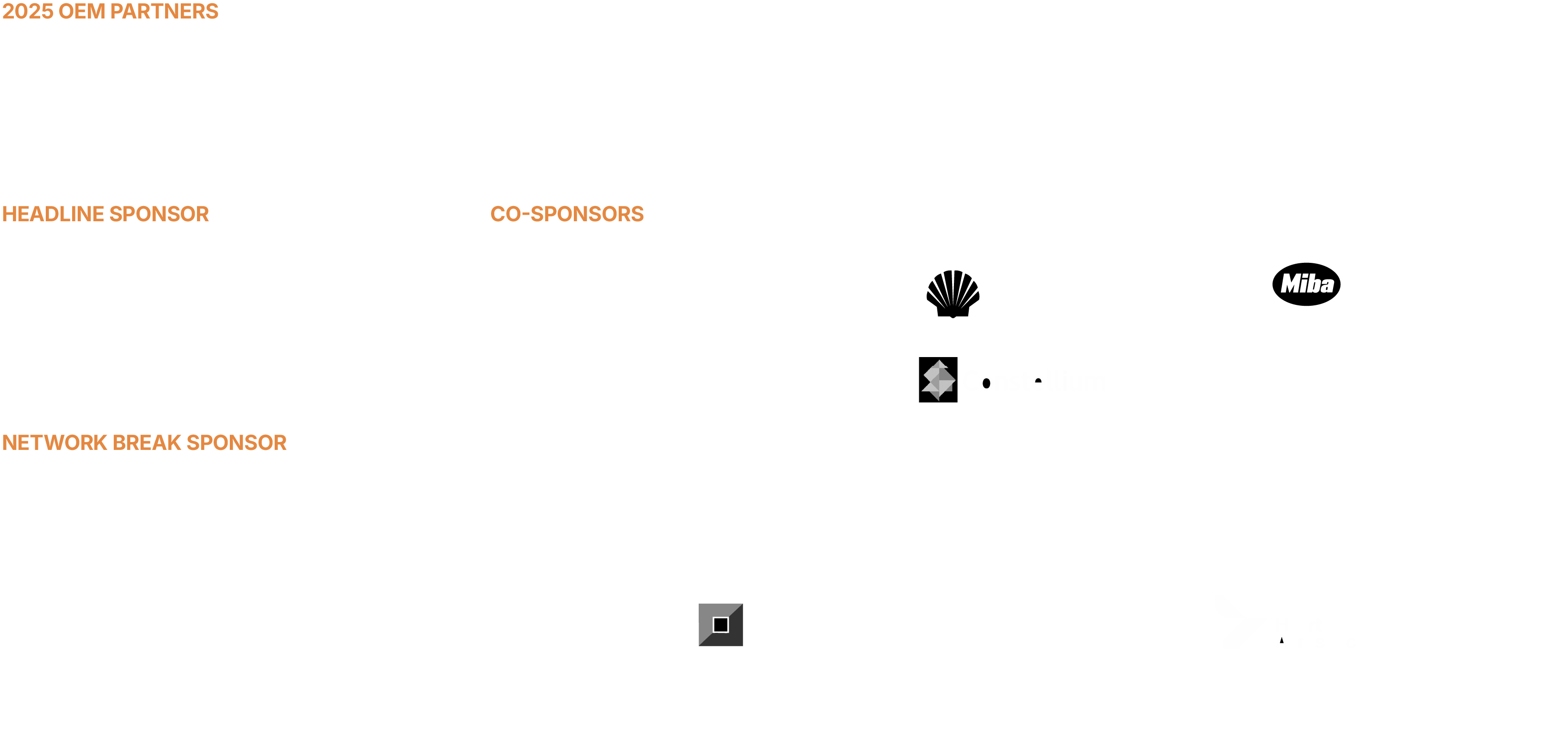 Sponsors 2025 Sponsors 2025